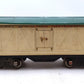 Lionel 514 Vintage Standard Gauge Tinplate Ivory/Peacock Refrigerator Car VG