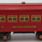 Lionel 604 Vintage O Prewar Tinplate Red Roof Observation Passenger Car VG