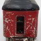 Lionel 604 Vintage O Prewar Tinplate Red w/ Black Roof Observation Passenger Car