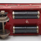 Lionel 604 Vintage O Prewar Tinplate Red w/ Black Roof Observation Passenger Car