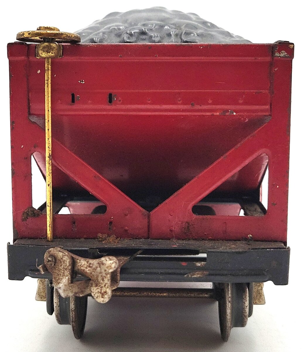 Lionel 516 Vintage Standard Gauge Lionel Lines 2-Bay Hopper with Coal VG