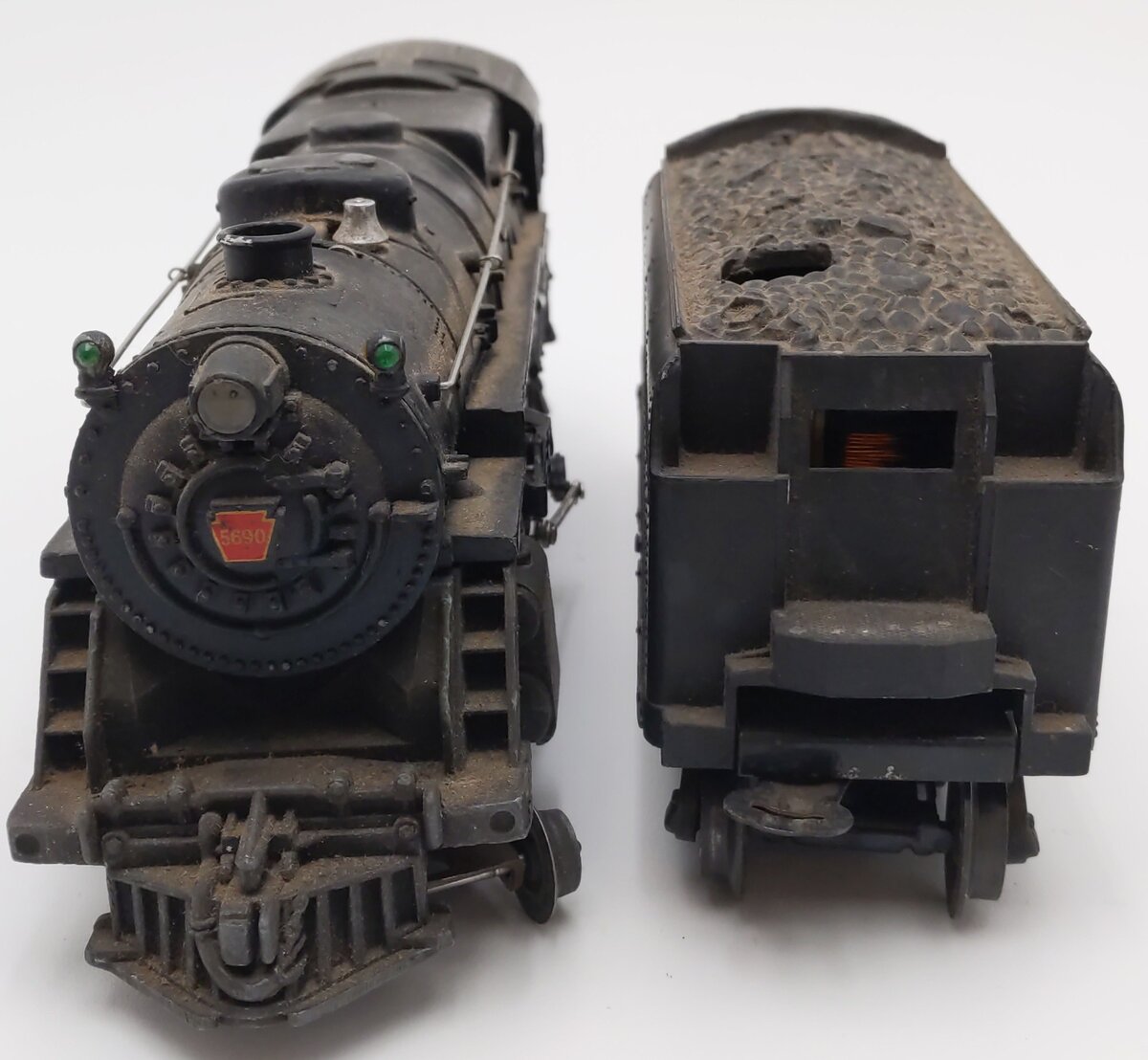 Lionel 675 Vintage O 2-6-2 Prairie Die-Cast Steam Locomotive and 6466W Tender VG