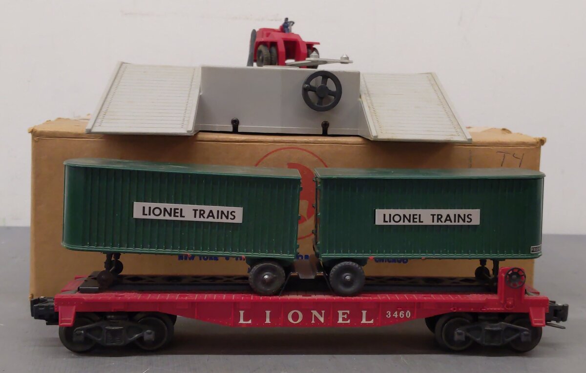 Lionel 460 Vintage O Piggyback Loader Set VG/Box