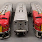 Lionel 2343 Vintage O Santa Fe F3 ABA Diesel Locomotive Set VG