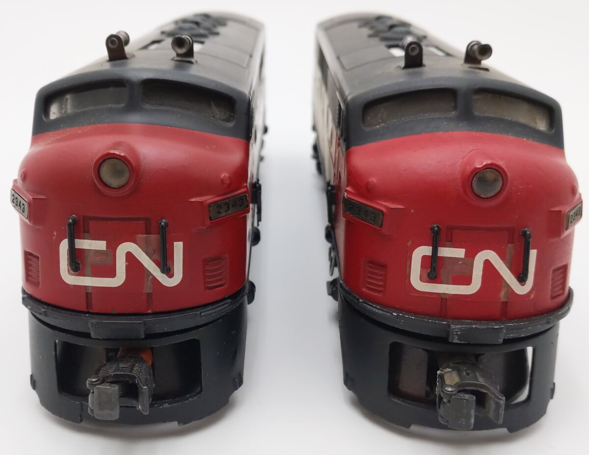 Lionel 2343 O Canadian National AA Diesel Locomotive Set #2345 (Custom Painted) EX