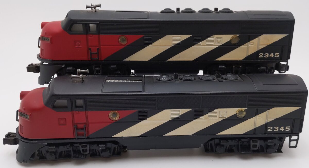 Lionel 2343 O Canadian National AA Diesel Locomotive Set #2345 (Custom Painted) EX