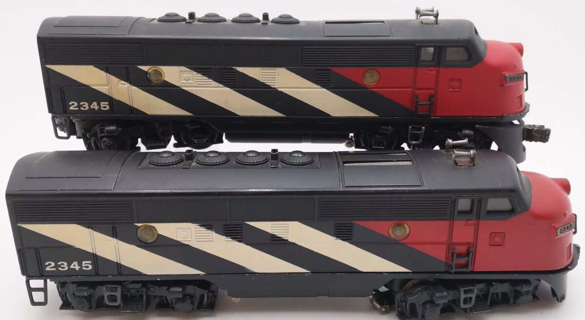 Lionel 2343 O Canadian National AA Diesel Locomotive Set #2345 (Custom Painted) EX