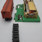 Lionel 3356 Vintage O Santa Fe Operating Horse Platform & Car VG/Box