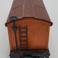 Lionel 2814 Vintage O Orange/Tuscan Roof Tinplate Boxcar VG