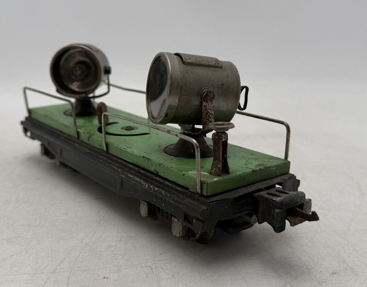 Lionel 2820 Vintage O Prewar Operating Dual Searchlight Car