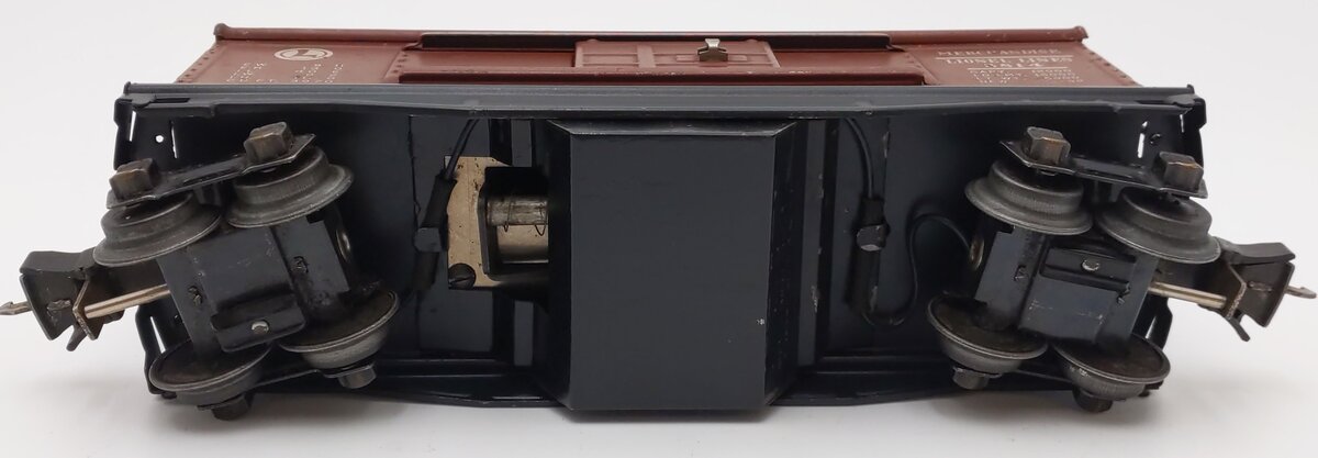 Lionel 3814 Vintage O Prewar Operating Merchandise Car - Rubber Stamped Version VG