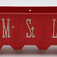 Lionel 6536 Vintage O Minneapolis & St. Louis 4-Bay Hopper VG