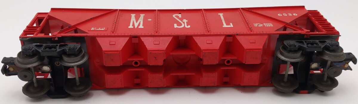 Lionel 6536 Vintage O Minneapolis & St. Louis 4-Bay Hopper VG