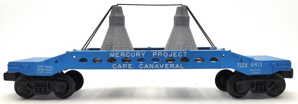 Lionel 6413 Vintage O Blue Mercury Capsule Car VG