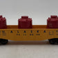 Lionel 6162-60 Vintage O Alaska Gondola with Canisters VG
