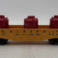 Lionel 6162-60 Vintage O Alaska Gondola with Canisters VG
