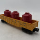 Lionel 6162-60 Vintage O Alaska Gondola with Canisters VG