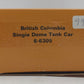 Lionel 6-6305 O Gauge British Columbia Single Dome Tank Car LN/Box