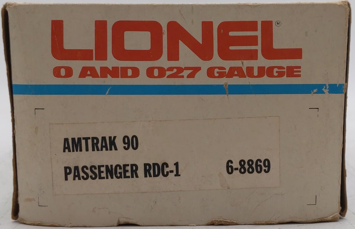 Lionel 6-8869 O Gauge Amtrak Non-Powered Budd RDC Passenger Car EX/Box