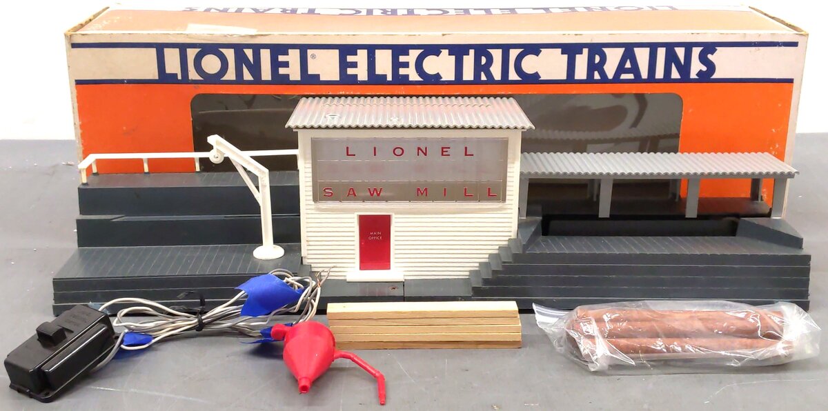 Lionel 6-2301 O Gauge Operating Sawmill EX/Box