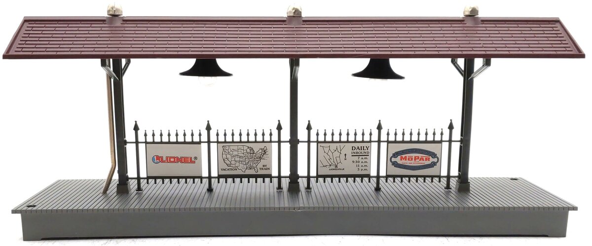 Lionel 6-12748 O/027 Illuminated Station Platform LN/Box