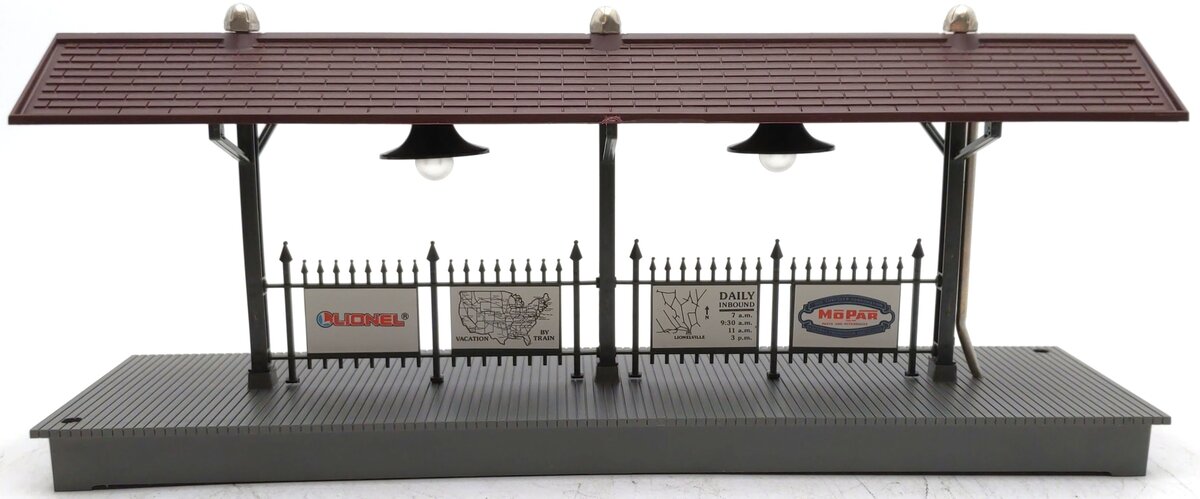 Lionel 6-12748 O/027 Illuminated Station Platform LN/Box