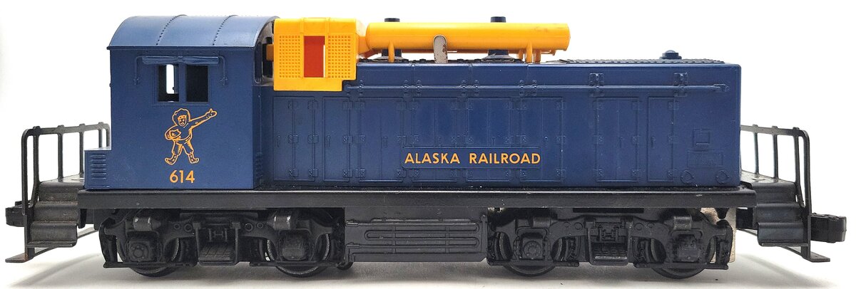 Lionel 614 Vintage O Alaska Railroad EMD NW-2 Diesel Switcher EX