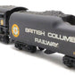 Lionel 6-8206 O Gauge British Columbia 4-6-4 Steam Locomotive & Tender - Custom EX
