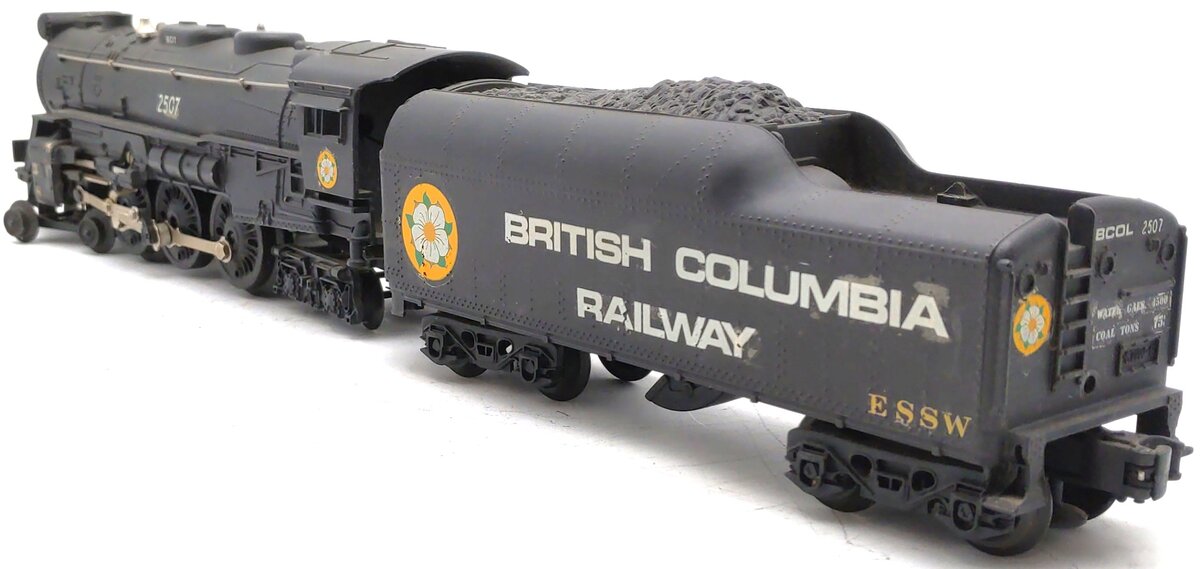 Lionel 6-8206 O Gauge British Columbia 4-6-4 Steam Locomotive & Tender - Custom EX