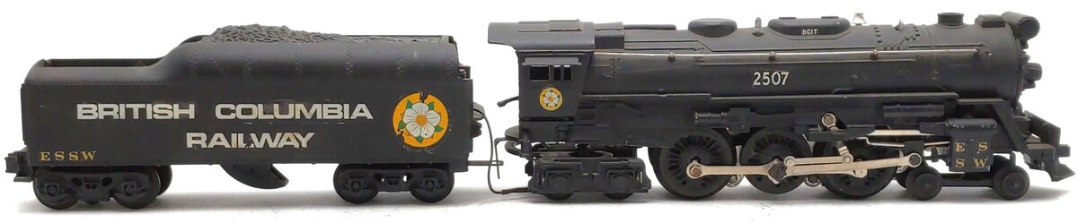 Lionel 6-8206 O Gauge British Columbia 4-6-4 Steam Locomotive & Tender - Custom EX