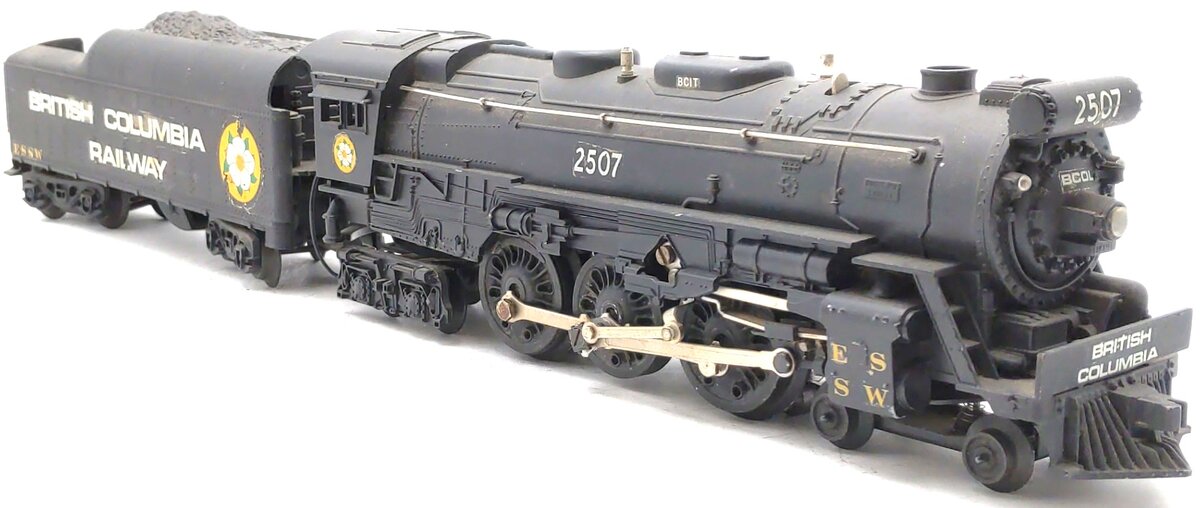 Lionel 6-8206 O Gauge British Columbia 4-6-4 Steam Locomotive & Tender - Custom EX
