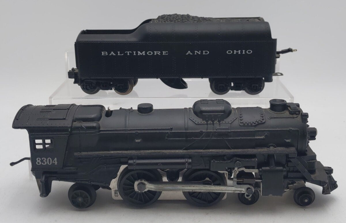 Lionel 6-8304 4-4-2 B&O Die-Cast Steam Locomotive & Tender #8304 EX