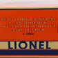 Lionel 6-18064 O Gauge NYC L-3A 4-8-2 Mohawk Steam Locomotive & Tender #3005 VG/Box