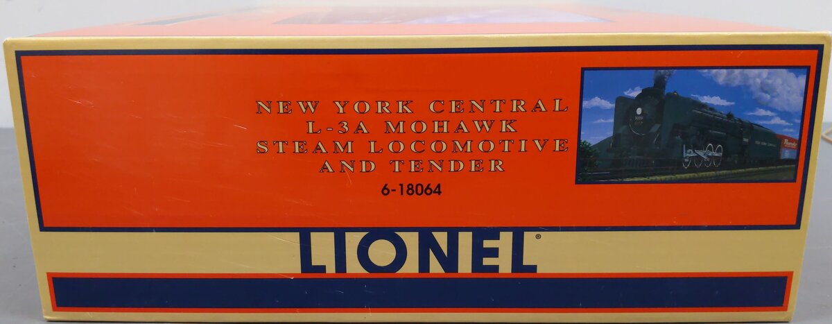 Lionel 6-18064 O Gauge NYC L-3A 4-8-2 Mohawk Steam Locomotive & Tender #3005 VG/Box