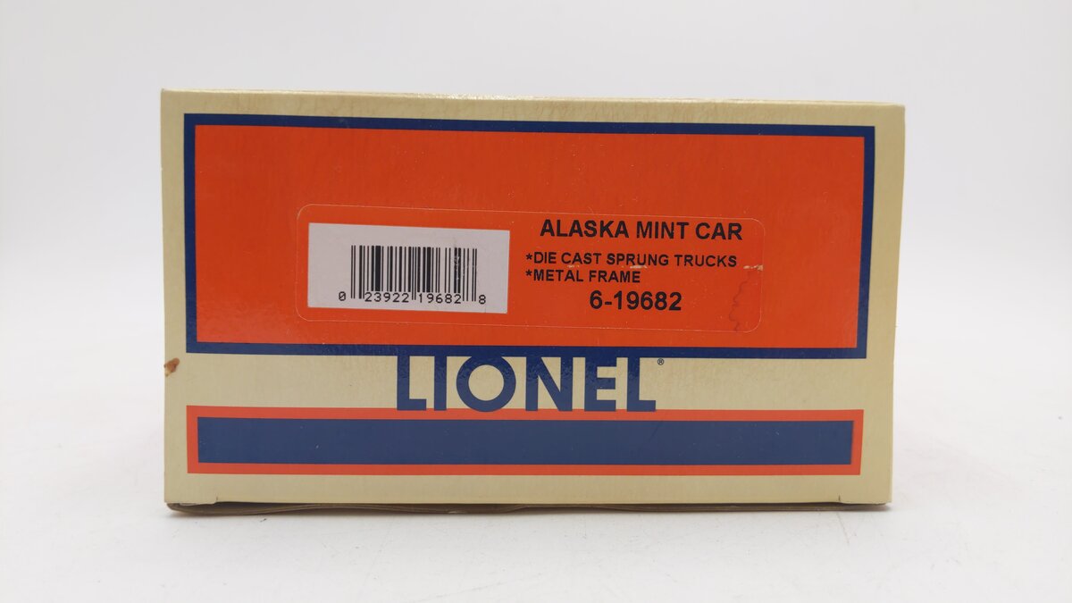 Lionel 6-19682 O Gauge Alaska Klondike Mining Co. Mint Car NIB