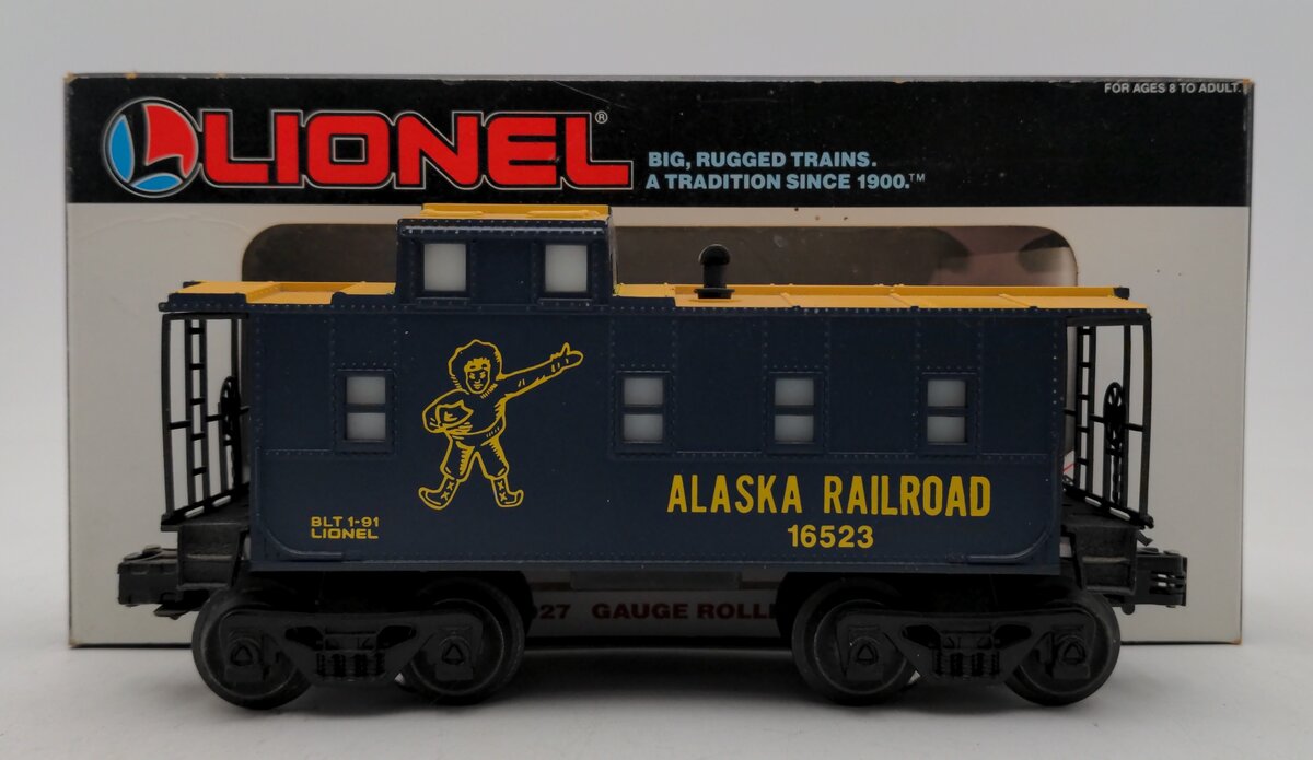 Lionel 6-16523 O Gauge Alaska Square Window Caboose LN/Box