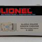 Lionel 6-16523 O Gauge Alaska Square Window Caboose LN/Box