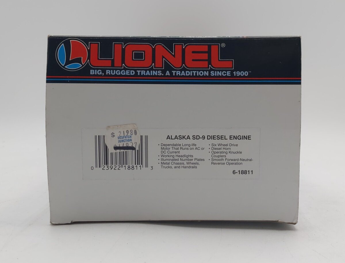 Lionel 6-18811 O Gauge Alaska SD-9 Diesel Engine #8811 EX/Box