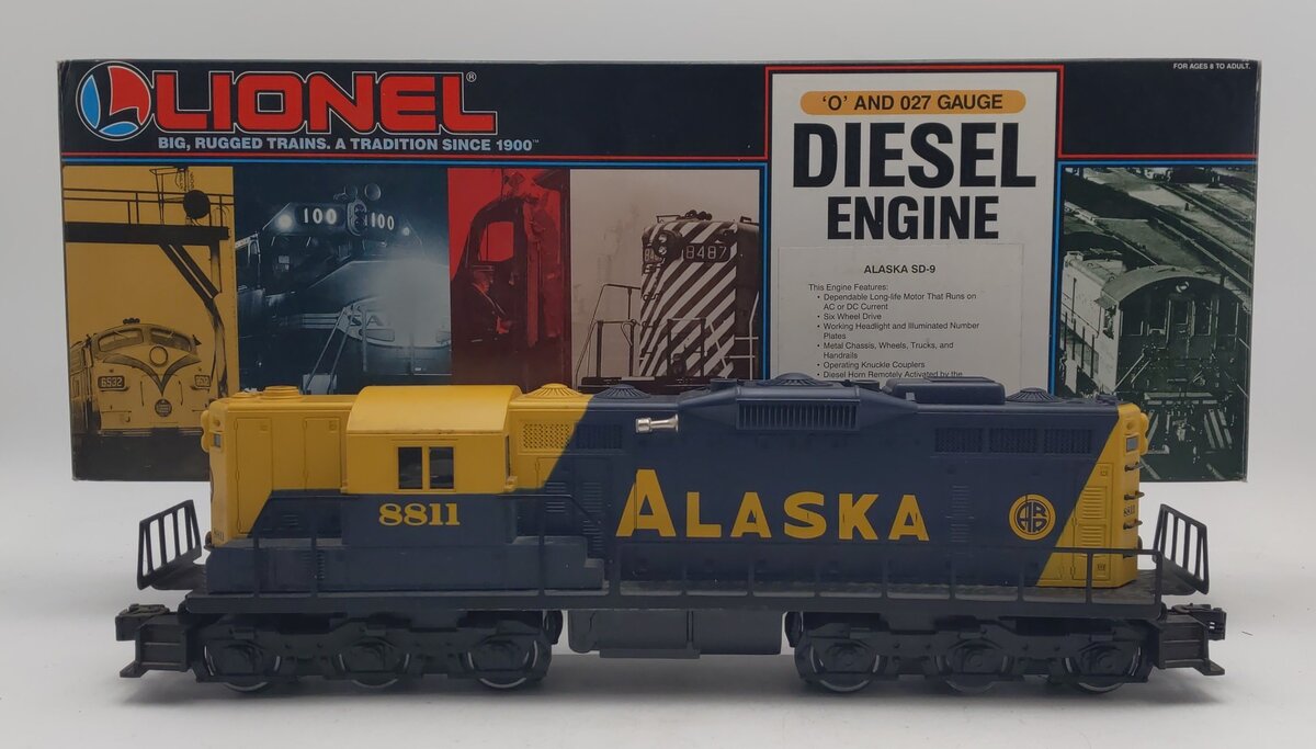 Lionel 6-18811 O Gauge Alaska SD-9 Diesel Engine #8811 EX/Box