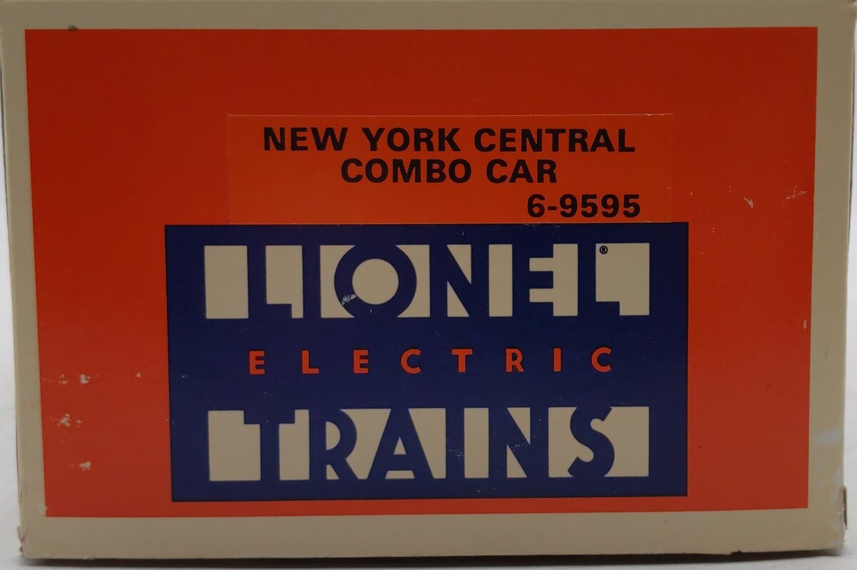 Lionel 6-9595 O Gauge New York Central Aluminum Combine Passenger Car #9595 EX/Box
