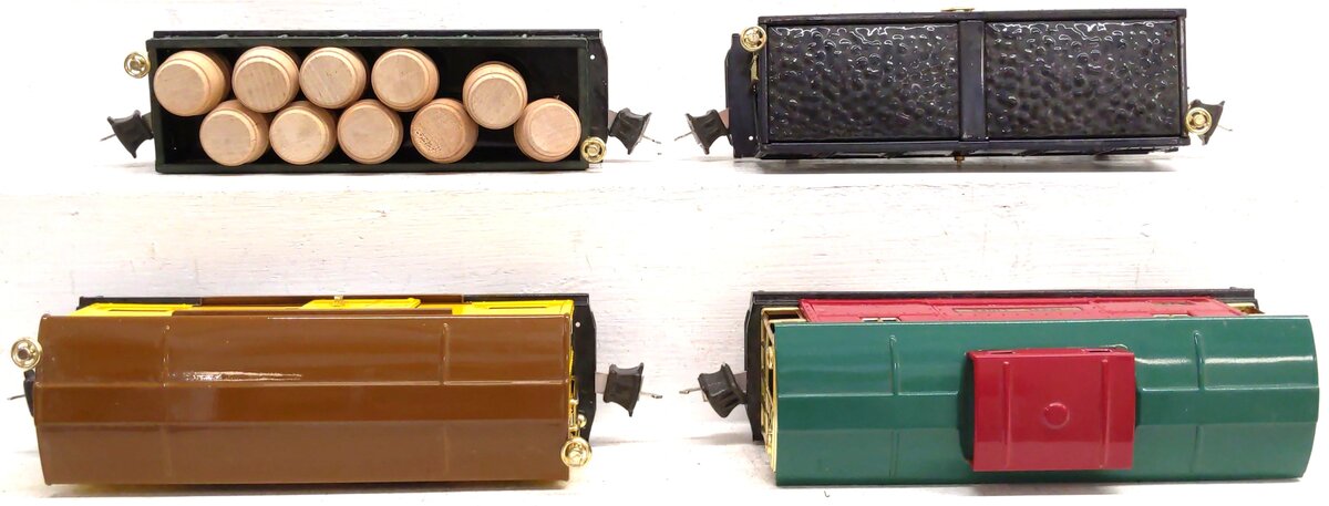 MTH 10-1042 O Tinplate Traditions 800 Series Freight Car 4-Pack LN/Box