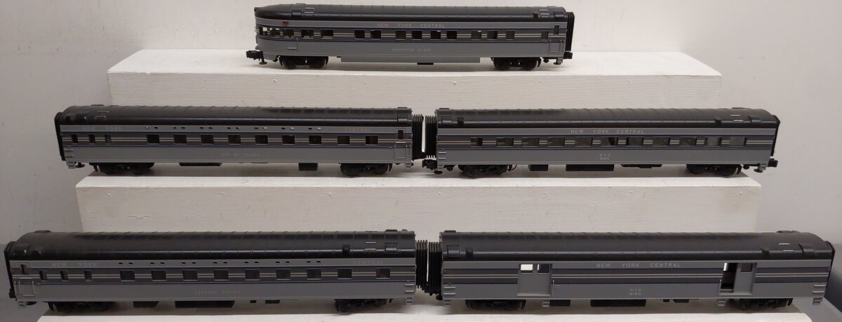 MTH 20-6554 O New York Central 70' Streamlined Passenger Car Set LN/Box