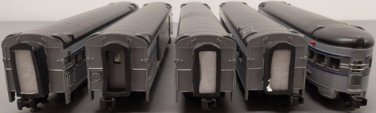 MTH 20-6554 O New York Central 70' Streamlined Passenger Car Set LN/Box