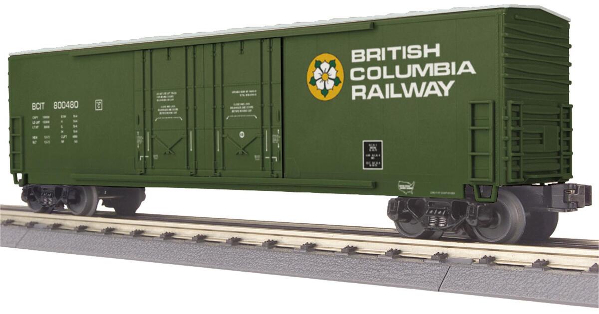 MTH 30-74524 British Columbia 50' Double Door Plugged Boxcar