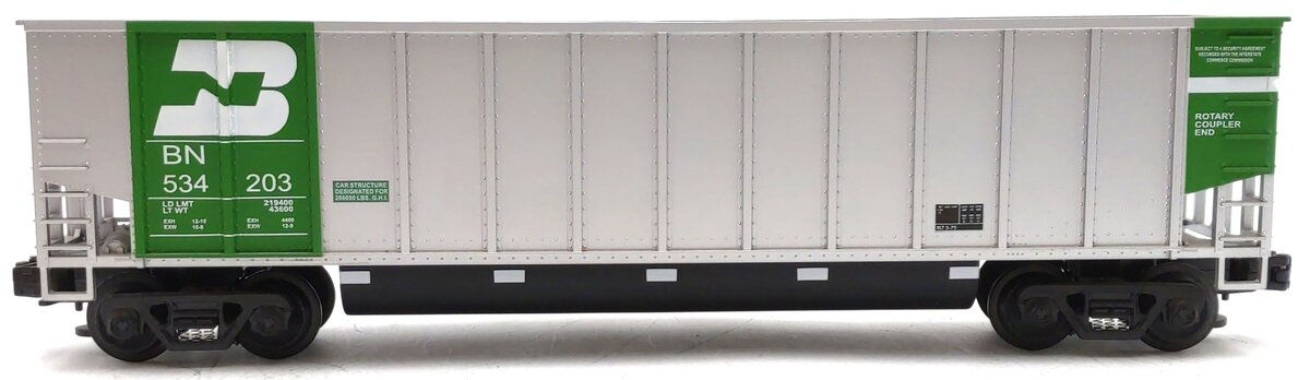 MTH 20-9701 O Gauge Burlington Northern Coal Porter Hopper #534203 LN/Box