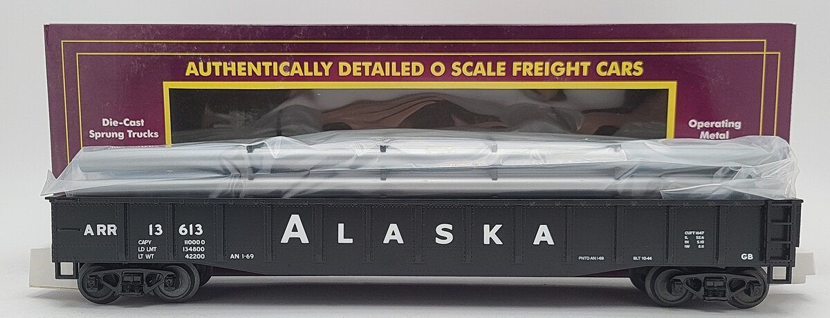 MTH 20-98756 Alaska Gondola Car w/Pipe Load