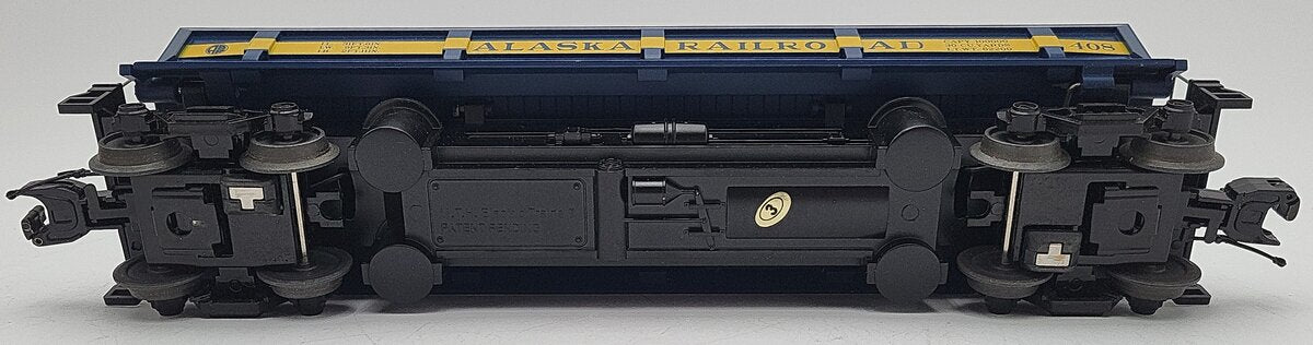 MTH 20-98951 Alaska Railroad Dump Car #408 w/ Pipe Load