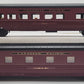 MTH 30-6731 O CP 60' Streamlined ABS Sleeper/Diner Passenger Car Set (Set of 2) LN/Box
