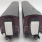 MTH 30-6731 O CP 60' Streamlined ABS Sleeper/Diner Passenger Car Set (Set of 2) LN/Box