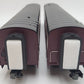 MTH 30-6731 O CP 60' Streamlined ABS Sleeper/Diner Passenger Car Set (Set of 2) LN/Box